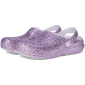 Crocs Uni Kinder Classic Lined Chunky Glitter Clog K Clog, Purple Moon, 36/37
