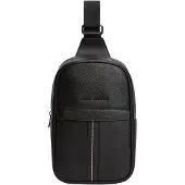 Tommy Hilfiger Herren Schultertasche Central Slingpack Rucksack, Schwarz (Black)