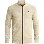 PME Legend Strickjacke mit Reißverschluss und Flight-Pocket