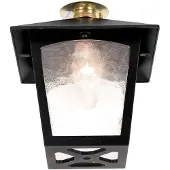 Elstead Lighting Elstead York Außen-Deckenleuchte E27 21cm Schwarz