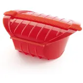 Lékué Tiefer Mikrowellen-Dampfgarer, 3-4 P.
