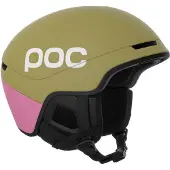 POC - Leichter Skihelm - Obex Contour Olivine Green Matt/Thulite Pink Matt für Damen - Größe 59-62 cm - Khaki
