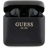 GUESS drahtlose Ohrhörer bluetooth TWS + Dockingstation GUTWSSU20ALEGK (Gedrucktes Logo) schwarz