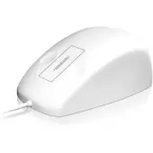 Keysonic KSM-5030M-W, Wasserdichte Maus, Silikone, Wasserdicht IP68, Scrollen mit Touchsensor, USB, weiß, Beidhändig, USB Typ-A, Weiß