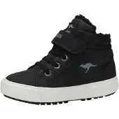 Kangaroos Uni Kinder KAVU III Sneaker, Jet Black Steel Grey, 24 EU
