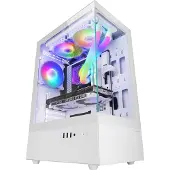 Mars Gaming MC-XOW, Midi Tower, PC, Weiß, ATX, micro ATX, Mini-ITX, Gaming, Multi