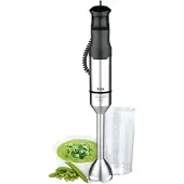 TM Electron TMPBA016, Pürierstab, 0,6 l, 0,75 m, 1200 W, Schwarz, Edelstahl