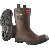 Dunlop Purofort RigPRO full safety Sicherheits-Baustiefel, Dark Brown, Größe 38