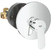 GROHE BauEdge, Hebelgriffe, Metall, Chrom