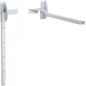 Sauvic Faltbare Wäscheleine Für Die Wand Silber Silber One Size