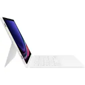 Samsung Book Cover Keyboard EF-DX725 für das Galaxy Tab S9 | S9 FE, QWERTZ, Deutsch, Touchpad, , Galaxy Tab S9, Galaxy Tab S9 FE, Weiß