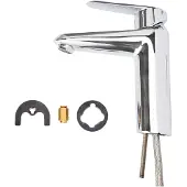 GROHE Eurodisc Cosmopolitan, Waschbecken, Hebelgriffe, Metall, 1/2", Chrom