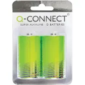 Q-CONNECT 2 x D, Alkali, Zylindrische, D
