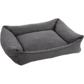 Flamingo Orthopädisches Hundebett Baldar – Rechteckig, Dunkelgrau, 80 cm | Ergon
