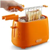 De'Longhi De’Longhi CTLAP2203.O, 2 Scheibe(n), Orange, Tasten, Niveau, 550 W, 180 mm, 300 mm