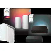 Philips Hue Play Wallwasher Weiß Doppelpack + HDMI Sync Box 4K