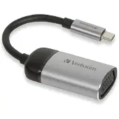 Verbatim 49145, 0,01 m, USB Typ-C, VGA (D-Sub), Männlich, Weiblich, Rechts