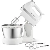 Grunkel AM-350TURBO5BOWL, Standmixer, Weiß, Mixen, 2 l, Kunststoff, Edelstahl, 350 W