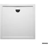 Riho Sion Rechteck-Duschwanne, Ablauf 90mm, ohne Füße und Schürze, weiß glänzend, D003006005