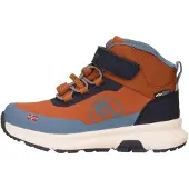 TROLLKIDS Kristiansand Winter Mid Cut wasserdichte Kinder Stiefel braun 35