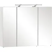 Schildmeyer Spiegelschrank Dorina 124889, weiß, 100 x 16 x 71 cm