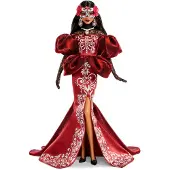Barbie Signature „Día De Muertos“-Puppe 2026 mit seidenem Meerjungfrauen-Kleid und abnehmbarer Calavera-Maske, Modepuppe, Weiblich, 6 Jahr(e), Junge/Mädchen, 212,1 mm, Mehrfarbig