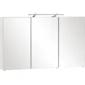 Schildmeyer Spiegelschrank 132253, Melaminharzbeschichtete Spanplatte, weiß, 120