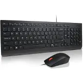 Lenovo 4X31R64420, Volle Größe (100%), Kabelgebunden, USB, Schwarz, Maus enthalten