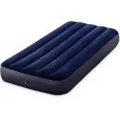 Intex Luftbett "DURA-BEAM Classic Downy Airbed" Gr. 76, blau, Luftbetten, B/H/L: 76cm x 25cm x 191cm, Vinyl, Luftbett, B:76cm H:25cm L:191cm