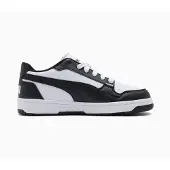 Puma Rebound-L Jr Kinderschuhe Jungen Halbschuhe Schnürer Weiß Freizeit