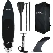 Yeaz NALU (EXOTRACE) - SUP-Board mit Paddel, Pumpe und Rucksack SCHWARZ Größe: 305 cm (10")
