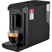 Tchibo Kaffeevollautomat Esperto mini, Schwarz, nur 16 cm breit Zubereitung von Espresso, Caffè Crema und Caffè XL, 1,1 l Wassertank, einfache Reinigung