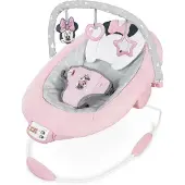 Bright Starts , Minnie Maus Rosy Skies vibrierende Babywippe Babyschaukel mit Mus