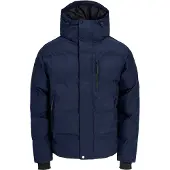 Jack & Jones Steppjacke "JCOTRACE ALPHA PUFFER JACKET" mit Kapuze Kunstfaser, regular fit
