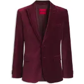 HUGO Extra Slim-Fit Blazer aus Baumwoll-Samt Grösse 106