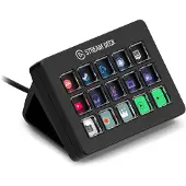 Elgato Stream Deck Scissor Keys, Schwarz, 15 Tasten, 118 mm, 84 mm, 30 mm, 286 g