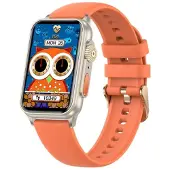 RUBICON Smartwatch RNCF06 Orange Silikonarmband