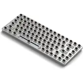 Satechi SM1, Tenkeyless (80 - 87 %), Verkabelt & Kabellos, USB + Bluetooth, Mechanischer Switch, QWERTY, Schwarz, Grau