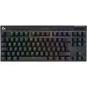 Logitech G PRO X TKL, Kabellos, RF Wireless + Bluetooth, Mechanischer Switch, QWERTZ, RGB-LED, Schwarz