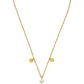 Purelei Flame Kette (fire) Gold Größe: OS | Halsketten Outlet | Damen | Gelb