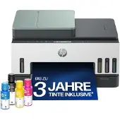 HP Smart Tank 7307 Wireless All-in-One Farbe Drucker, Up to 2 Years of ink included; Two-sided printing; Copier, Scanner, Thermal Inkjet, Farbdruck, 4800 x 1200 DPI, A4, Direktdruck, Weiß