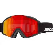 SCOTT Goggle Shield Pro Junior black / red chrome s3 (0001) -