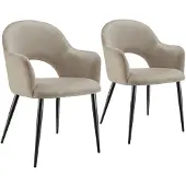 TecTake Armlehnstuhl Sachel in Samtoptik, gepolstert 57 x 61,5 x 87,5 cm