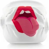 Luanvi Wiederverwendbare Stoff-Hygienemaske Tongue Grösse M Packung mit 3 Einheiten