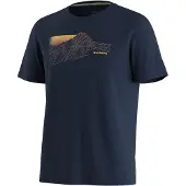 Smartwool - Alpine Trace Active Short Sleeve Graphic Tee - Merinoshirt Gr M blau
