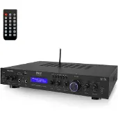 Pyle Verstärker HiFi Stereo, 200W- 2 Kanal mit Bluetooth, Subwoofer Output