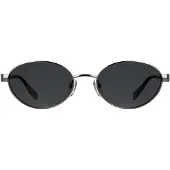 Karl Lagerfeld Women's Sunglasses KL366S - Dark Silver with Solid Smoke Lens