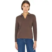 Cecil Poloshirt in Unifarbe urban Taupe XL