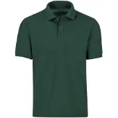 Trigema Poloshirt "Poloshirt DELUXE Piqué", Herren, Gr. XL, grün (tanne), Piqué, 100% Baumwolle, Basic, lang, ohne Ausschnitt, Shirts Poloshirt
