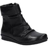 Josef seibel Stiefelette "Violet 02, black-black", Damen, Gr. 39, schwarz (schwarz, schwarz), Obermaterial: 100% Rindsleder Leather cow., Schuhe Stiefelette